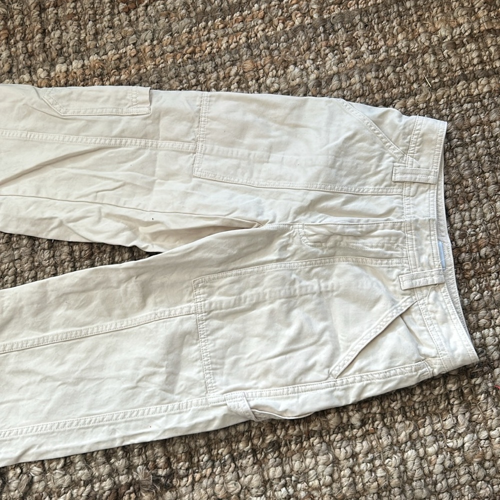 Aritzia Sun-deh Creme Cargo Pant Size 0 - Picture 3 of 8